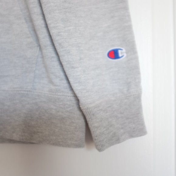 COPY - Champion boy grey logo zipper hoodie - Picture 3 of 7